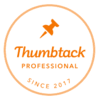 The logo for Thumbtack Professional, used by RL Property Management