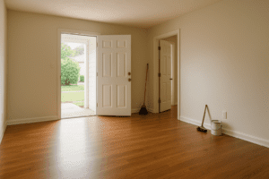 vacant rental property after a turnover