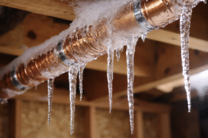 Frozen pipe in columbus ohio rental