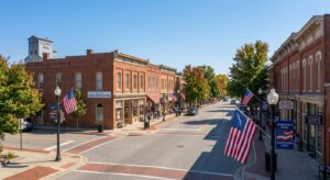 Downtown Canal Winchester, Ohio. 